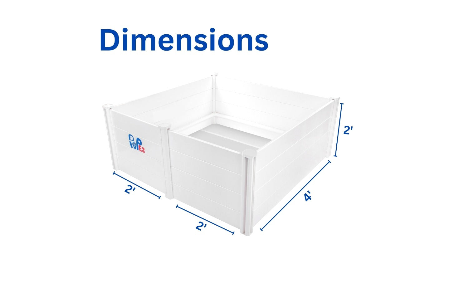 4'x4'x2' Whelping Box & Floor